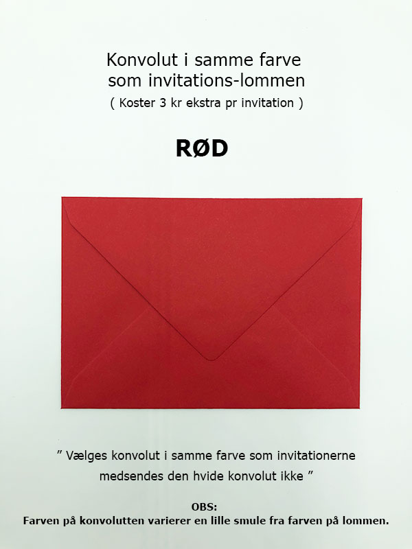 Elegant delux invitation konfirmation 7 - print Invitationer fest
