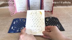Elegant delux invitation diamantbryllup nr 5 - design selv
