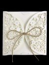 Elegant delux invitation konfirmation nr 2 - uden print