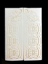 Elegant delux invitation diamantbryllup nr 8 - Design selv