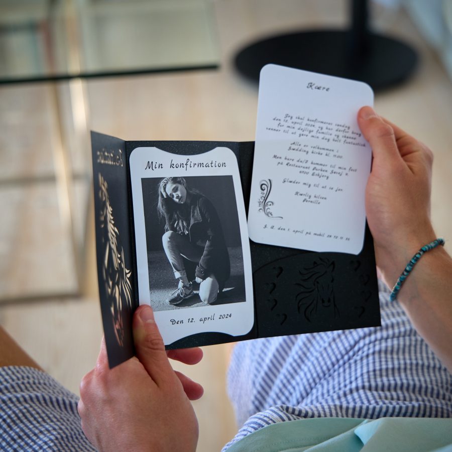 Invitation til konfirmation nr 7- Hest - Image 18