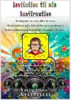 Invitation til konfirmation - Foldet A5 - Dreng - design nr 5