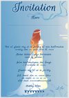 Invitation til konfirmation - Foldet A5 - Pige - design nr 5