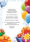 Invitation til fødselsdag - Lamineret  - design nr 1 - Mand