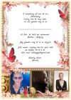 Invitation til fødselsdag - Lamineret  - Design nr 16 - Pige