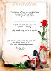 Invitation til fødselsdag - Lamineret  - design nr 2 - Kvinde