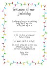 Invitation til fødselsdag - Lamineret  - design nr 6 - Kvinde