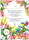Invitation til fødselsdag - Lamineret  - design nr 8 - Pige
