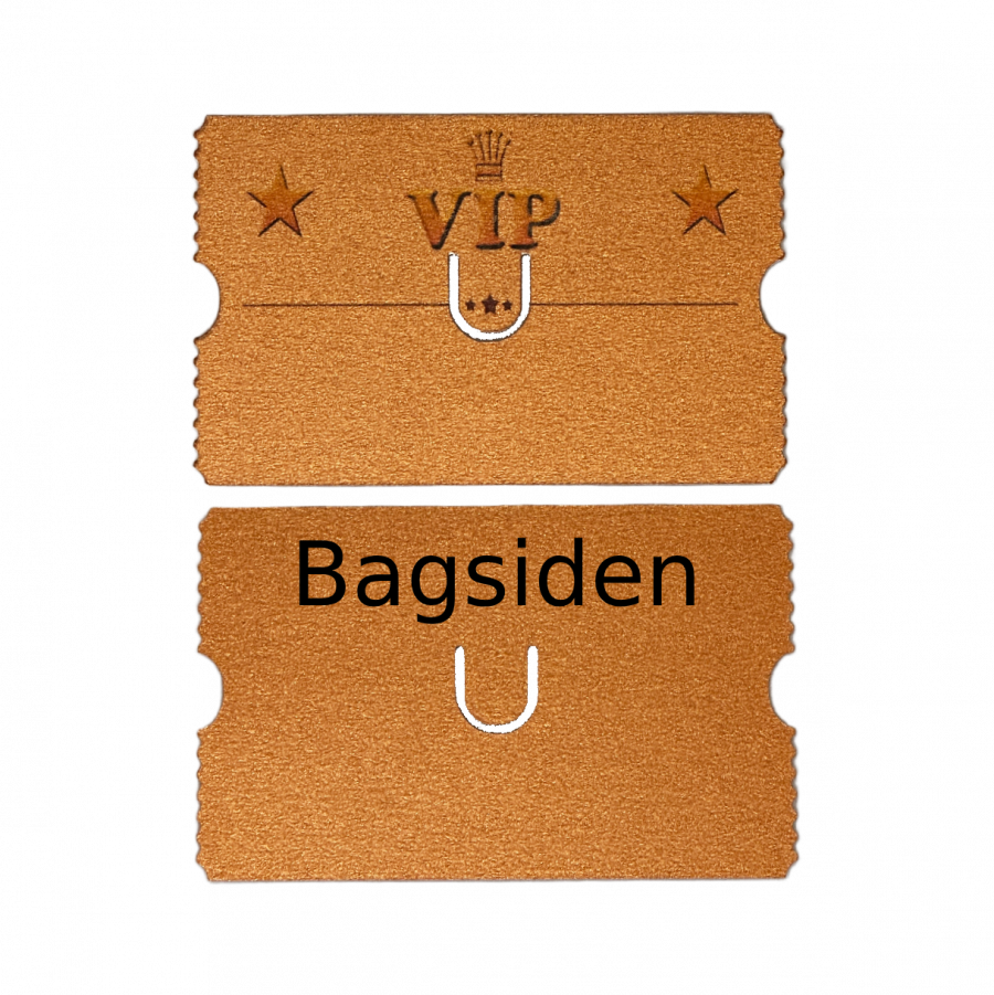 VIP Bordkort - guld - kobber - sølv pap - Image 7