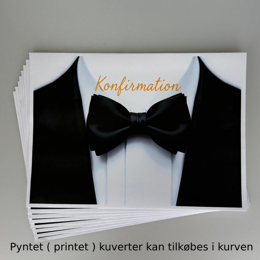 Invitation til konfirmation - foldet A4 - Portfals-Gatefold - Fodbold design - Image 3