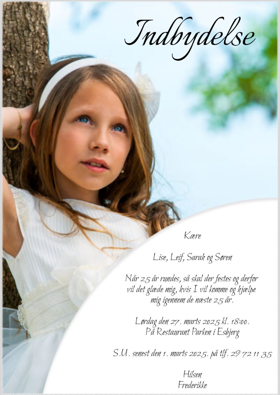 Email indbydelse - Billede til hele baggrund - Image 2